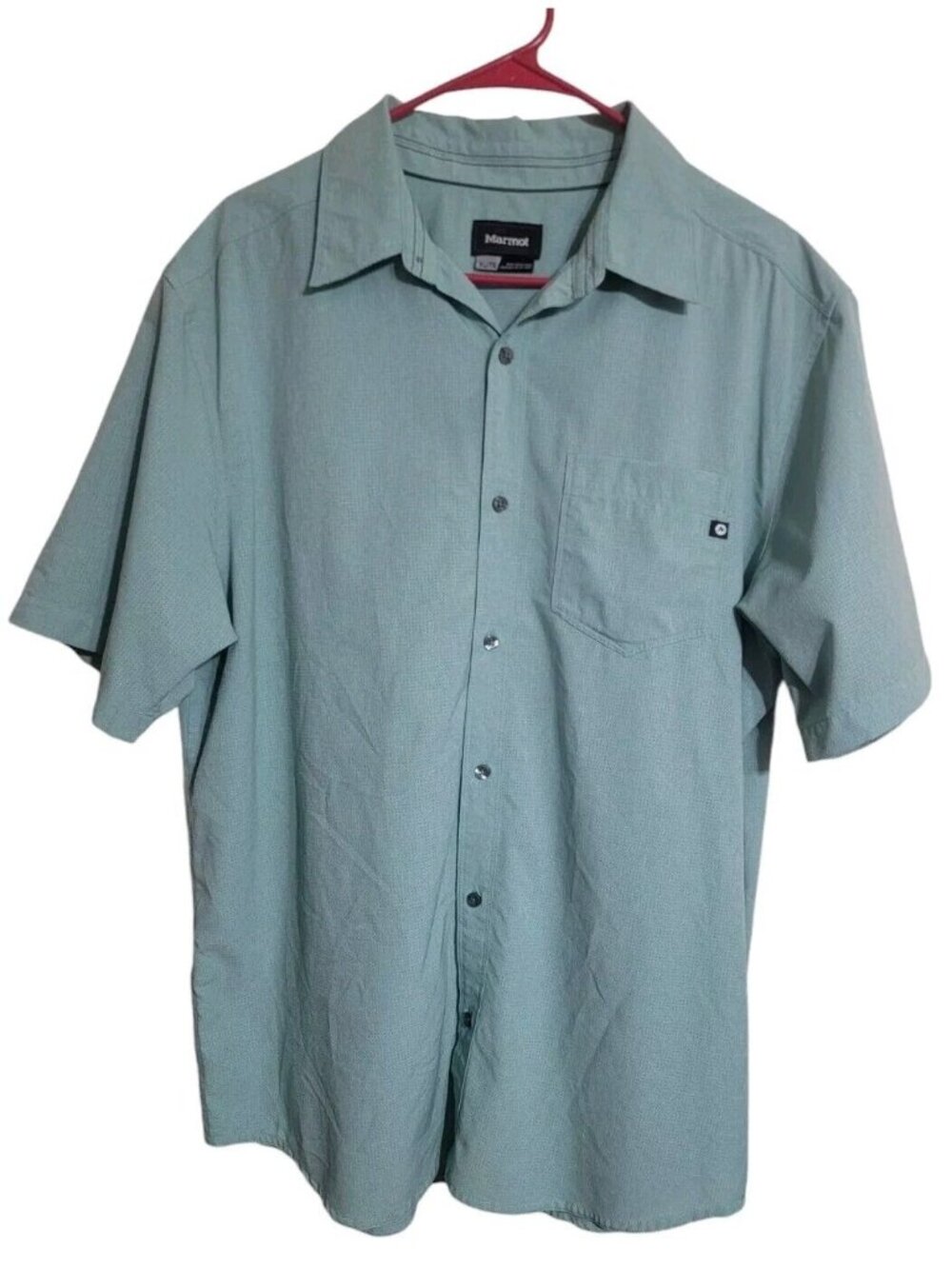Marmot Shirt Mens Xl Green Hiking Outdoor Camp Hike Gorpcore Preppy Career